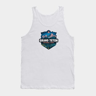 Grand Teton National Park Wyoming Night Tank Top